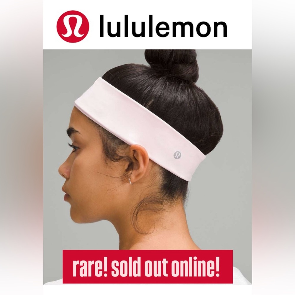 RARE Lululemon Women’s Luxtreme Training Headband Strawberry Milkshake